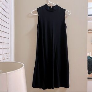 Adrienne Vittadini Sleeveless Mock Neck Sheath Dress